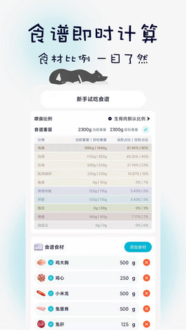 嗷呜猫狗食谱 4.0.1 手机版 1