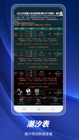 全球潮汐表 2.0 最新版 1