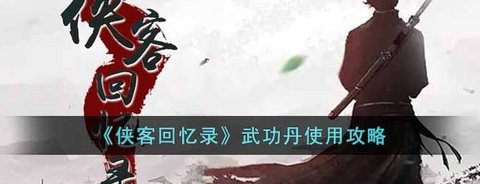 《侠客回忆录》武功丹推荐使用攻略