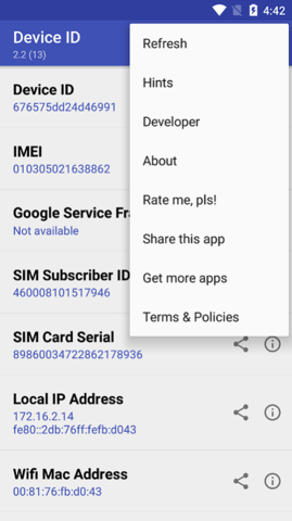 Device ID v2.2 安卓版 1