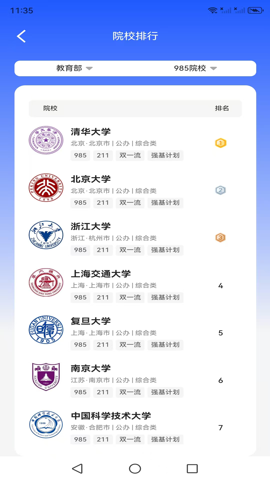 阳光高考志愿填报指南 2.0.2 官方版 3