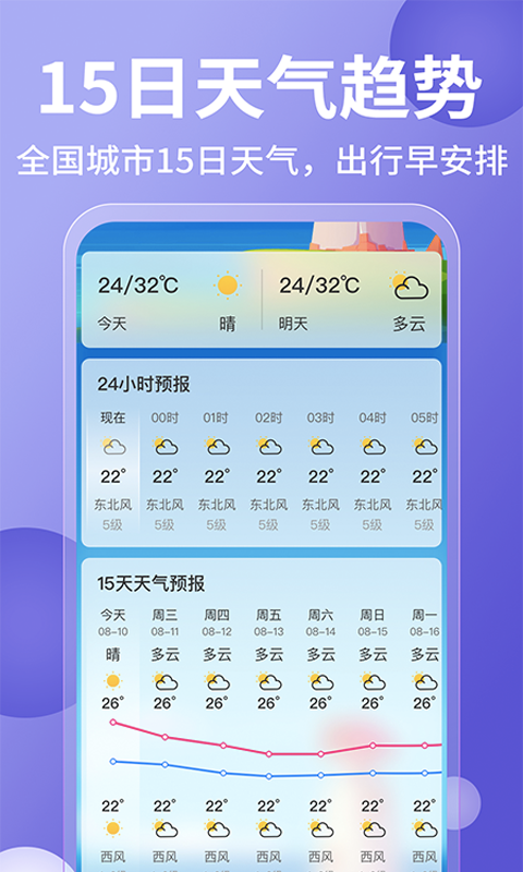 15日实时精准天气预报 1.2.0 安卓版 1
