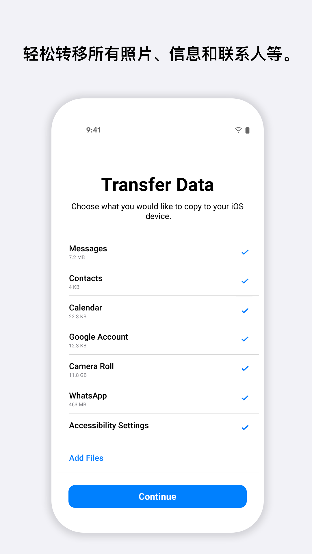 转移到 iOS 4.0.1 安卓版 1