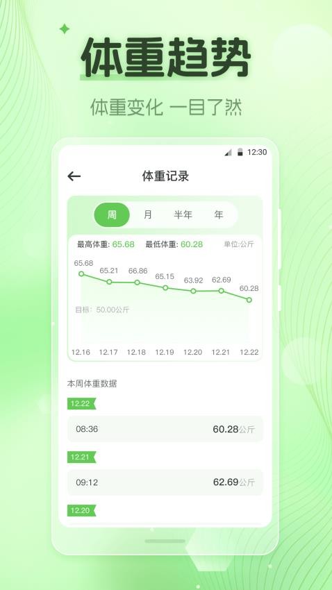 热量计算Down体重计 4.0.0 安卓版 2