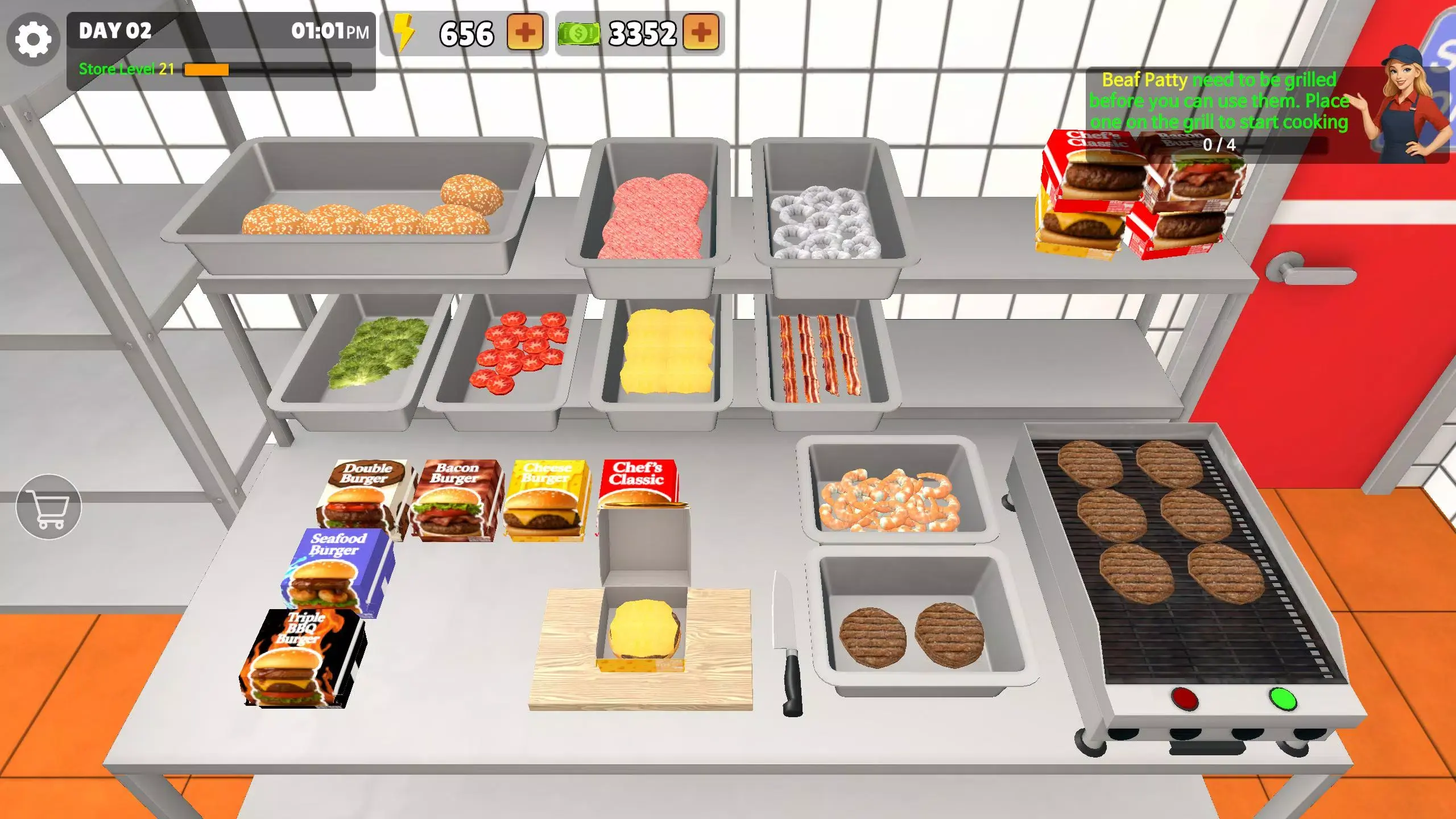 我的汉堡屋模拟器 1.0.3 安卓版 1