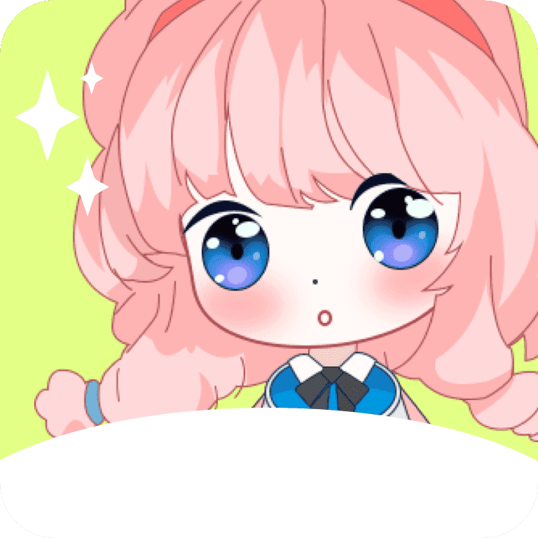 JK漫画粉色头像版