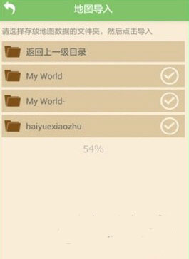 导入确认界面