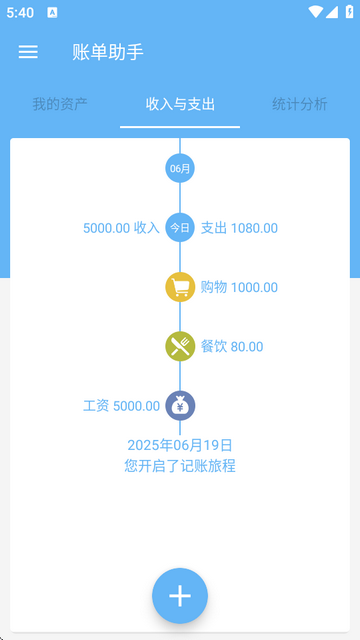记录展示