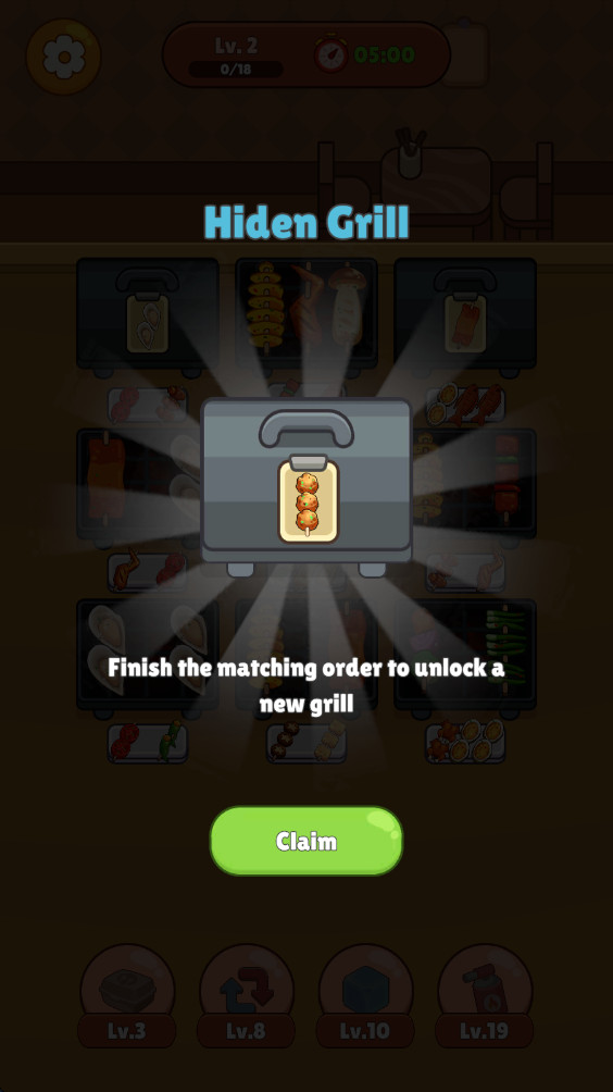 烧烤排序 0.0.5 手机版 0