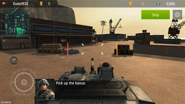 游戏操作界面展示左右控制区域