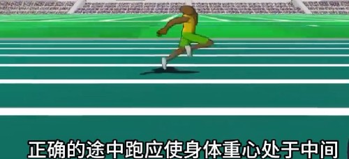 速度之星途中跑姿势示范