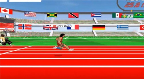 速度之星冲刺终点示范