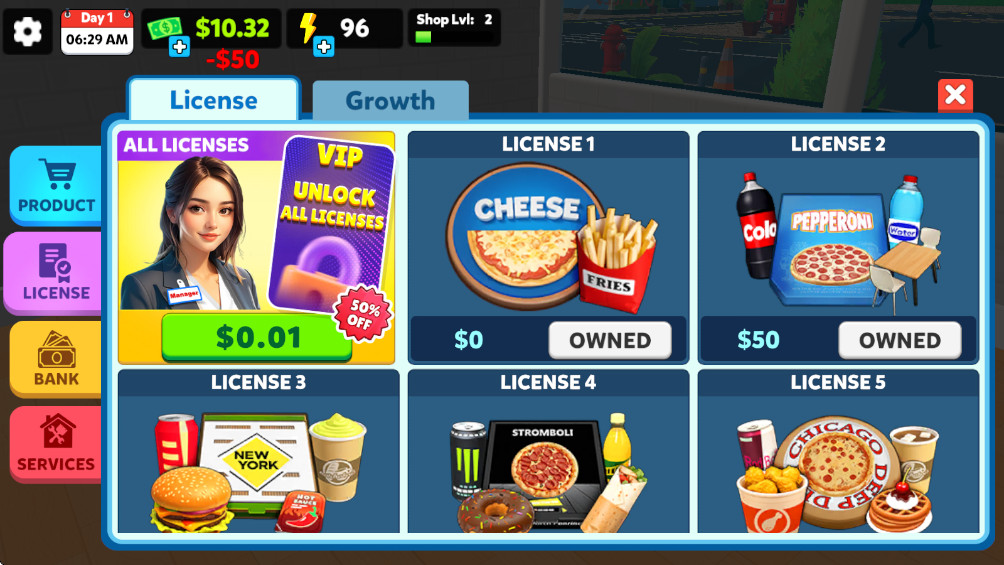 披萨店模拟3D无广告版 0.6.1 安卓版 3