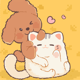 猫猫狗狗一起玩