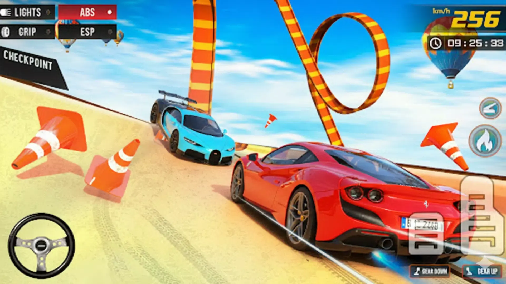 超级英雄汽车特技巨型坡道 .8 安卓版 2