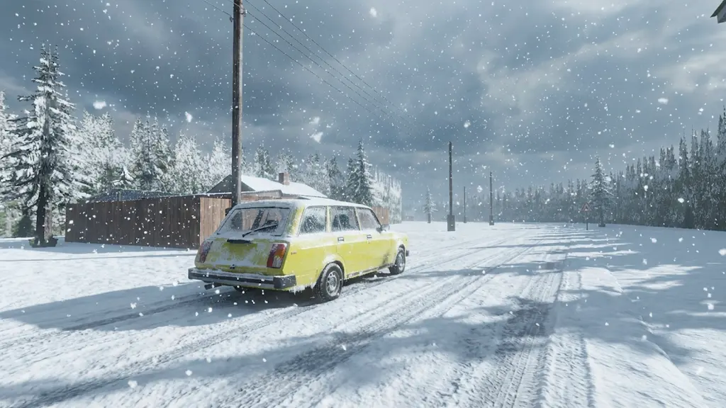 我的冬季汽车 0.5 安卓版 1