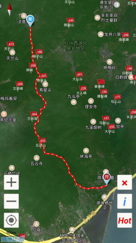 杭州登山地图 1.2 最新版 1