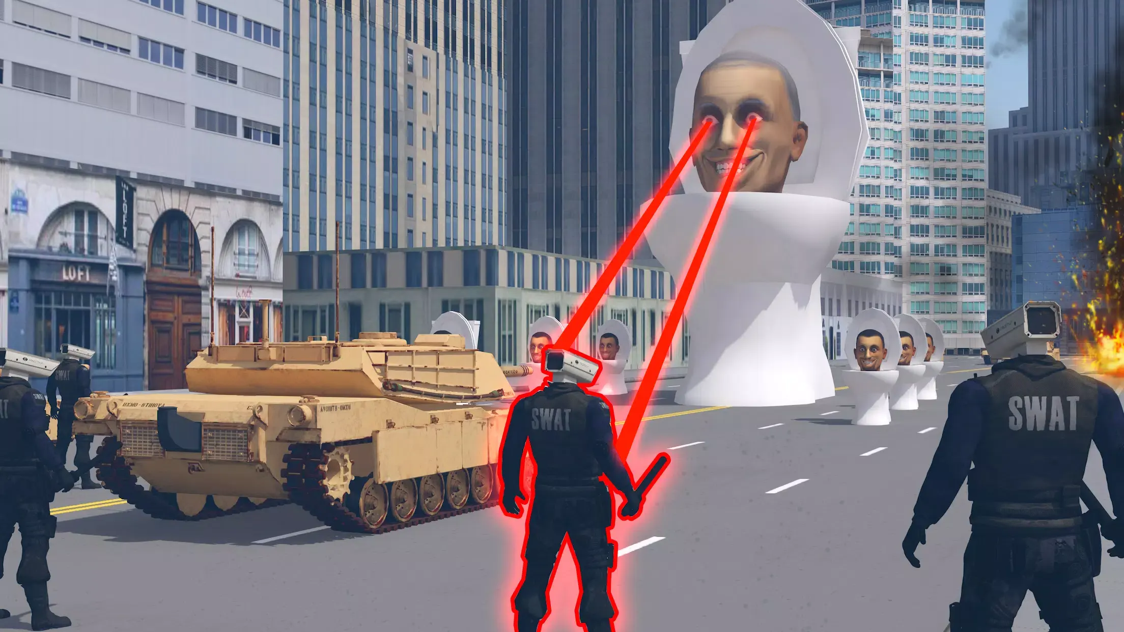 马桶人vs监控人 2.2 安卓版 3