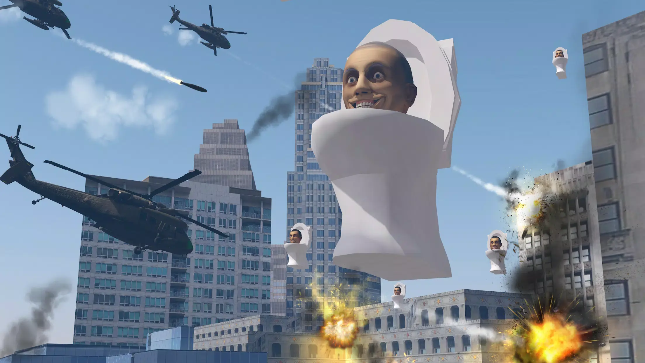 马桶人vs监控人 2.2 安卓版 1