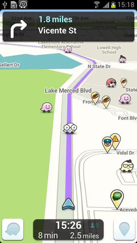 waze导航 5.7.1.1 手机版 2