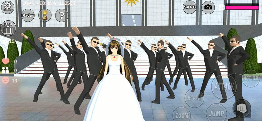 2021年樱花校园模拟器英文版 1.038.20 安卓版 0