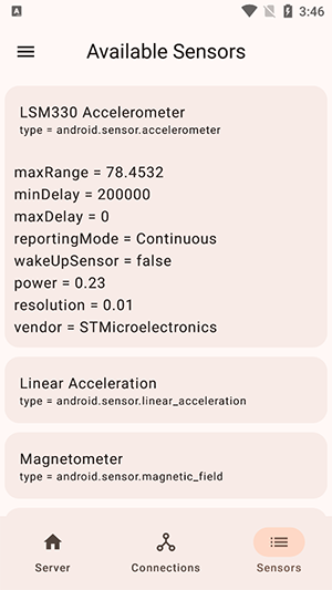 SensorServer 7.2.0 安卓版 2