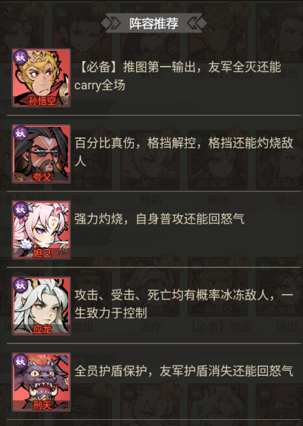 最强阵容搭配推荐