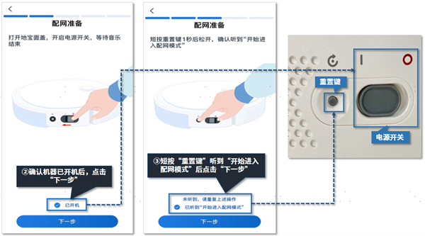 设备准备状态确认界面示意图