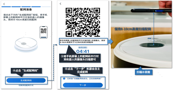 配网方式选择界面示意图