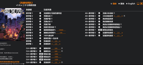 风暴怕死队修改器 1.0 最新版 0