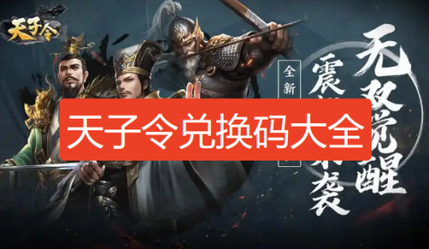 天子令兑换码-天子令礼包码最新