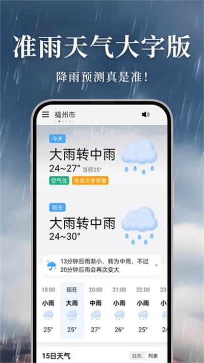 准雨天气大字版 5.1.3 安卓版 3